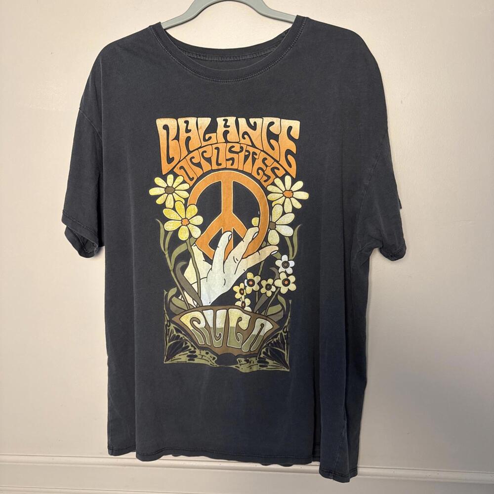 RVCA Women's Oversized T-Shirt UPRISING - RVB RVCA Black - Small